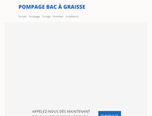 Tablet Screenshot of pompagebacagraisse.com